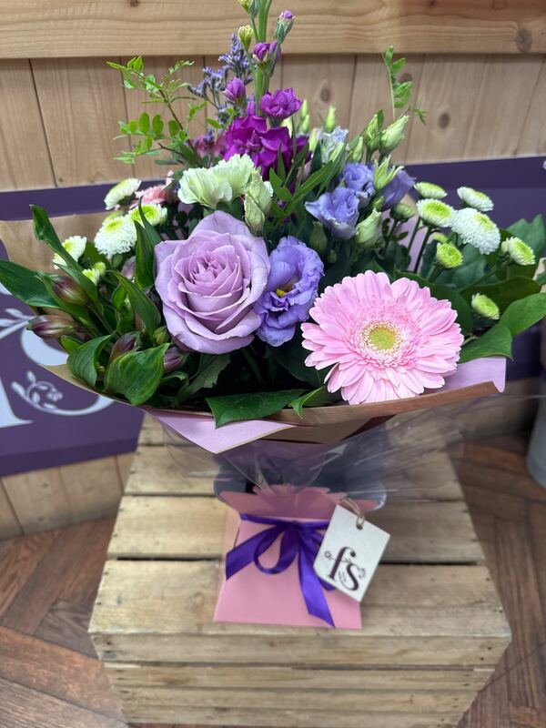 Flowers delivered to customer