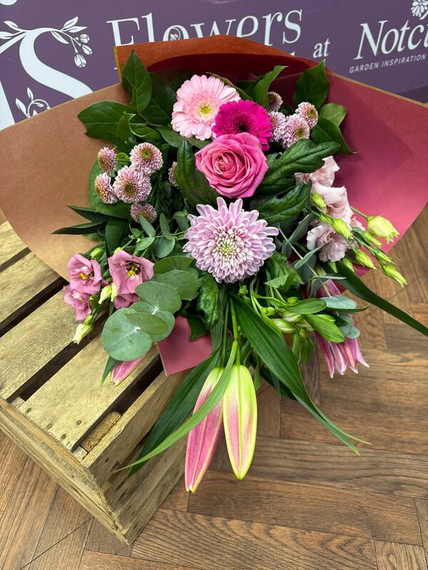 Flowers delivered to customer