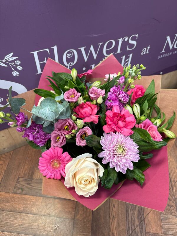 Flowers delivered to customer