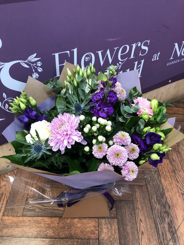 Flowers delivered to customer