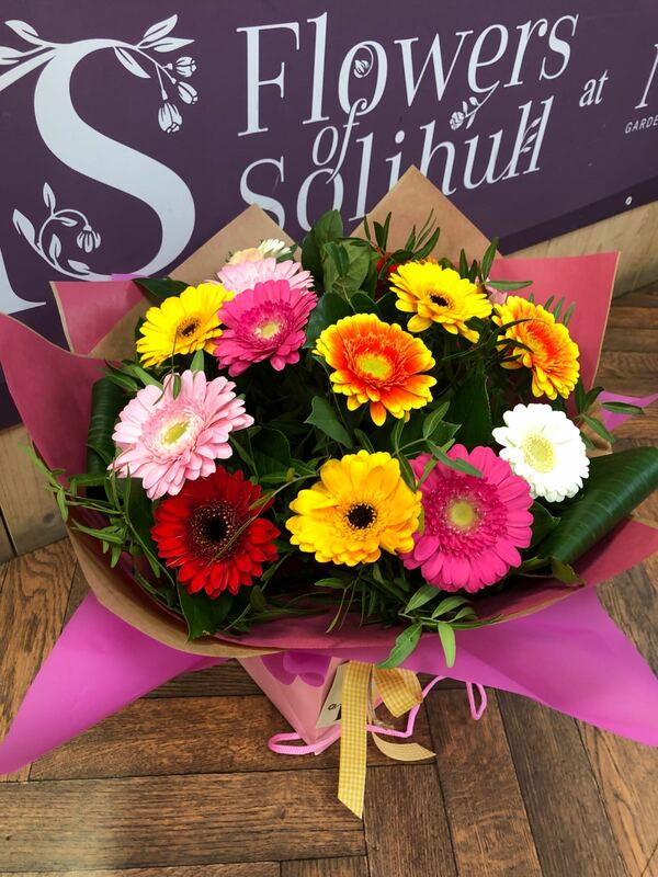 Flowers delivered to customer