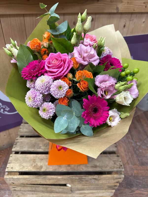 Flowers delivered to customer
