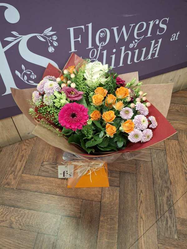 Flowers delivered to customer