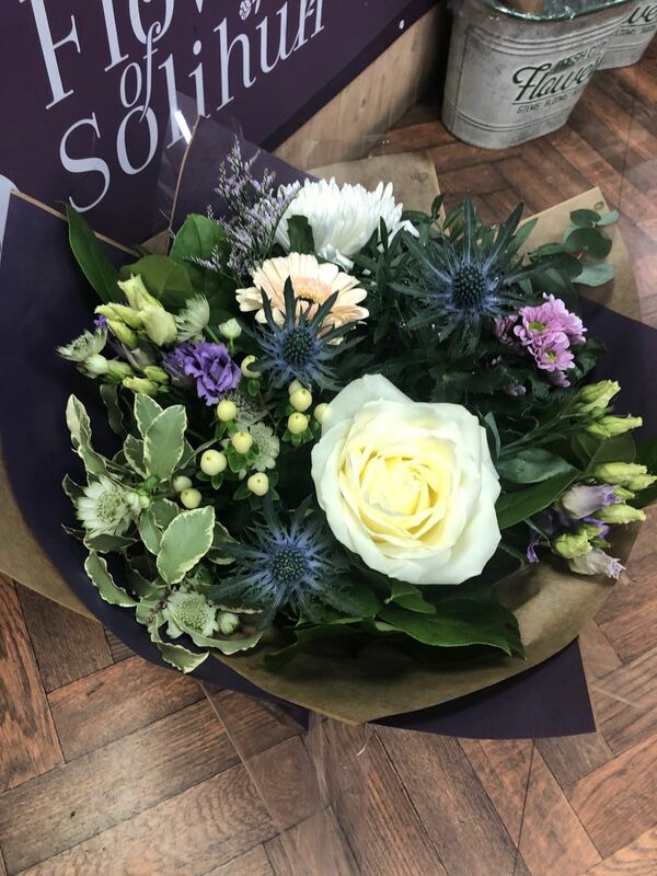 Flowers delivered to customer