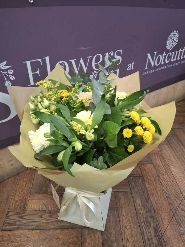 Flowers delivered to customer