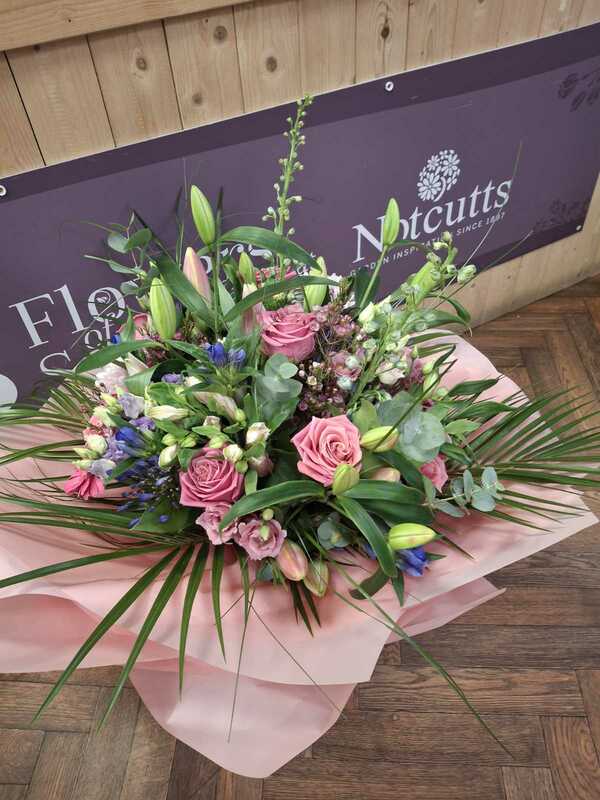 Flowers delivered to customer