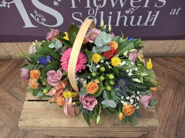 Flowers delivered to customer