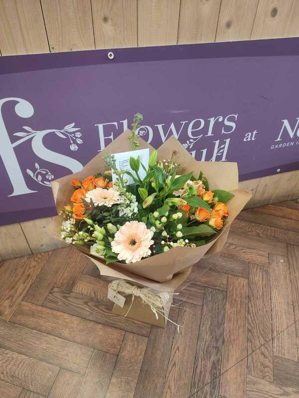 Flowers delivered to customer