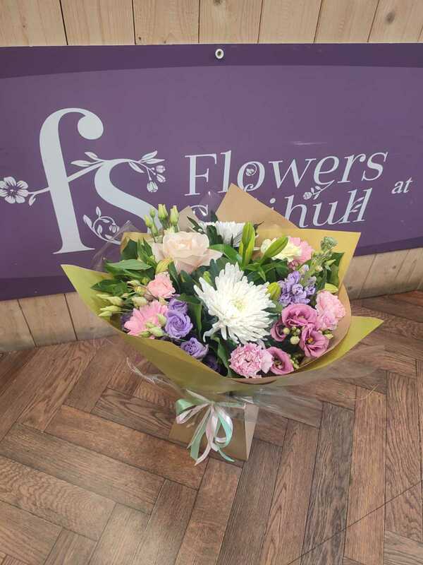 Flowers delivered to customer