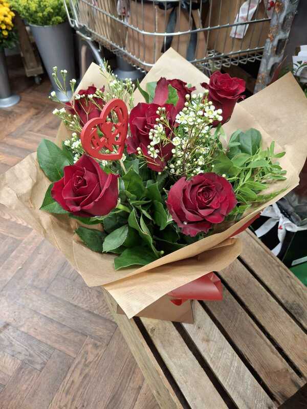 Flowers delivered to customer