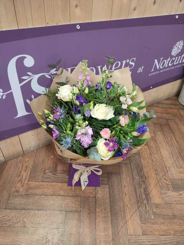 Flowers delivered to customer