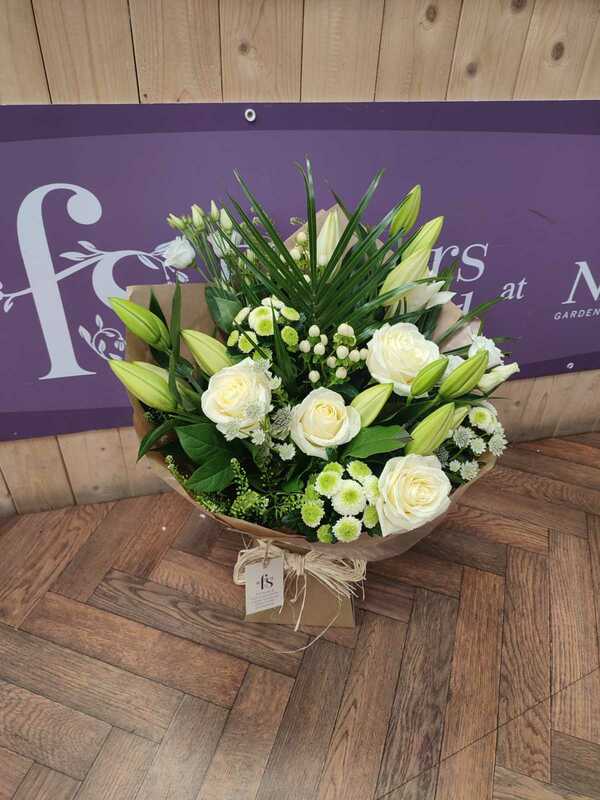 Flowers delivered to customer