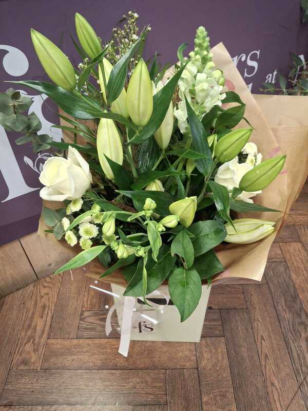 Flowers delivered to customer