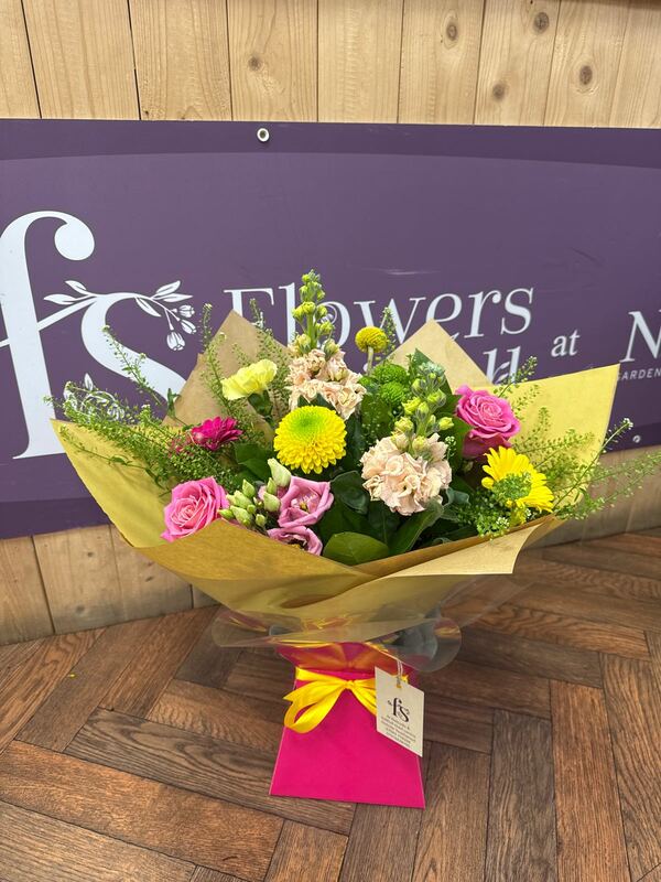 Flowers delivered to customer
