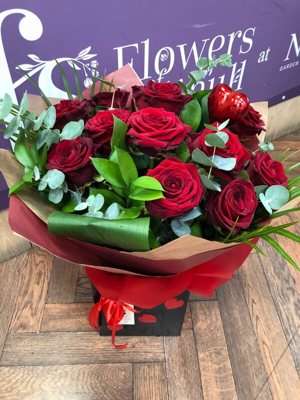 Flowers delivered to customer