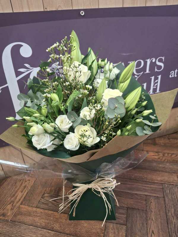 Flowers delivered to customer