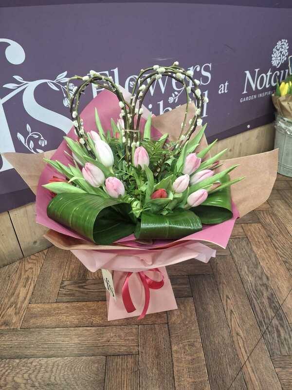 Flowers delivered to customer