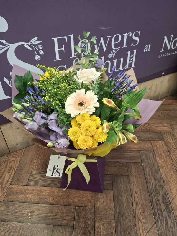 Flowers delivered to customer