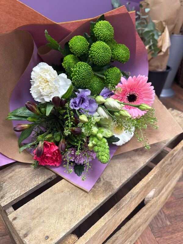 Flowers delivered to customer