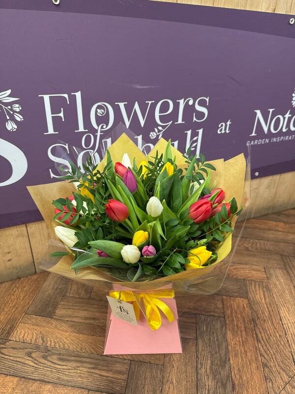Flowers delivered to customer