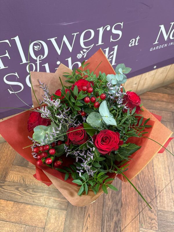 Flowers delivered to customer