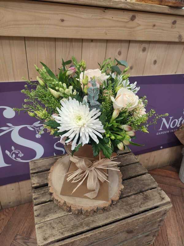 Flowers delivered to customer