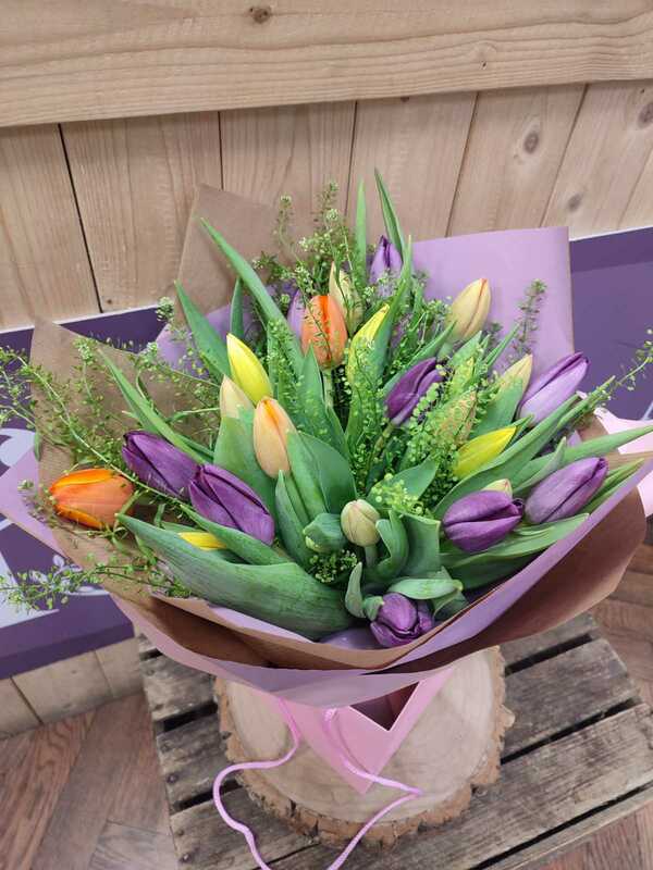 Flowers delivered to customer