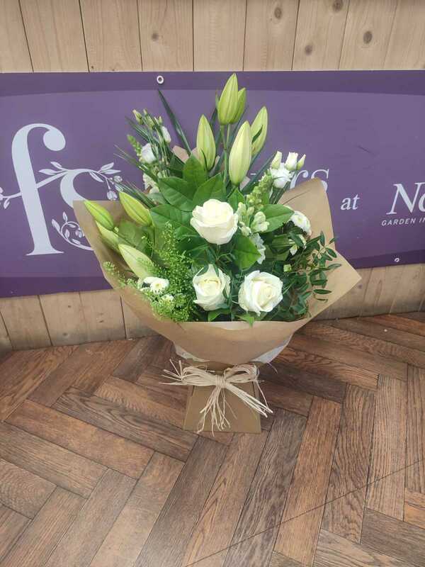 Flowers delivered to customer
