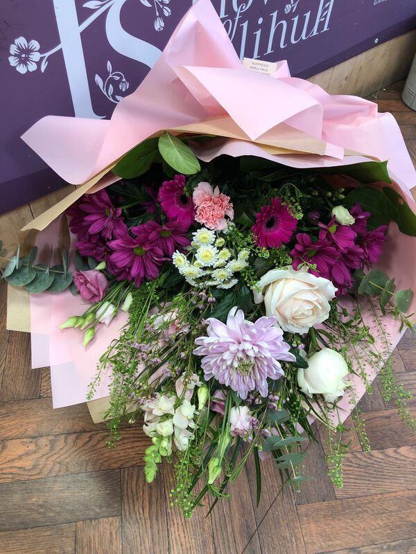 Flowers delivered to customer
