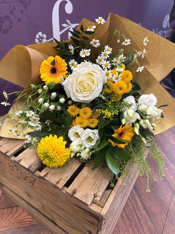 Flowers delivered to customer