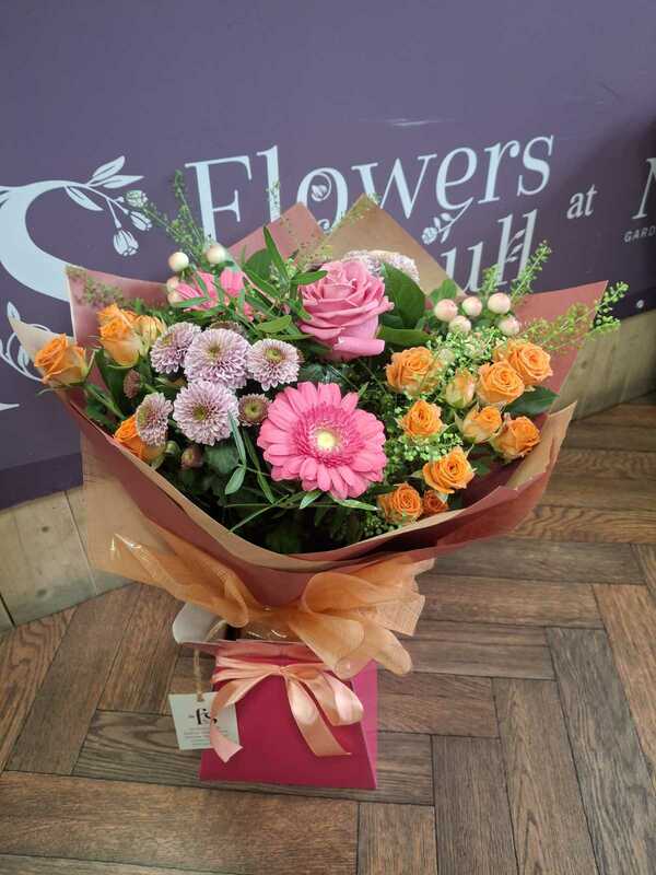 Flowers delivered to customer