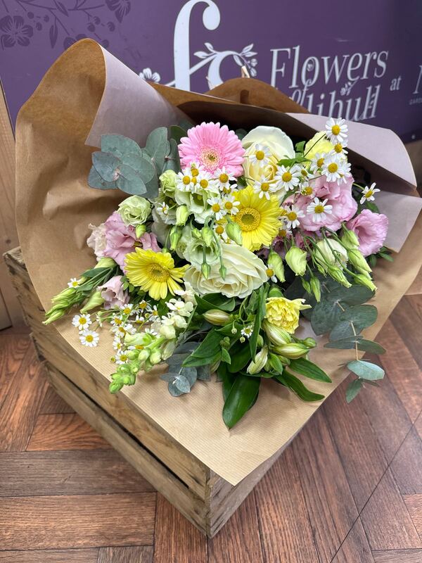 Flowers delivered to customer