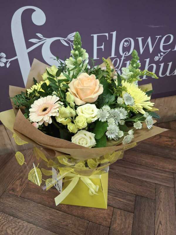 Flowers delivered to customer