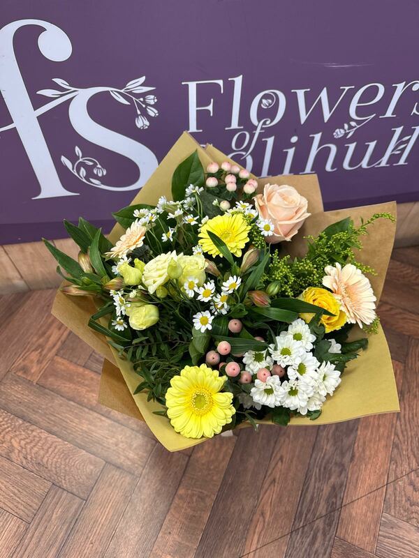 Flowers delivered to customer