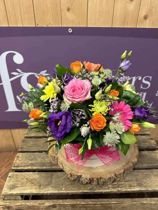 Flowers delivered to customer