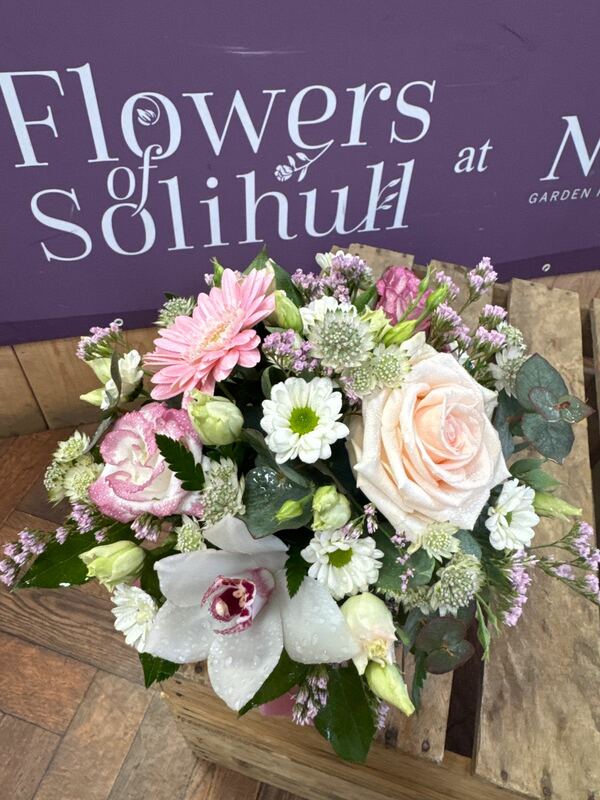 Flowers delivered to customer
