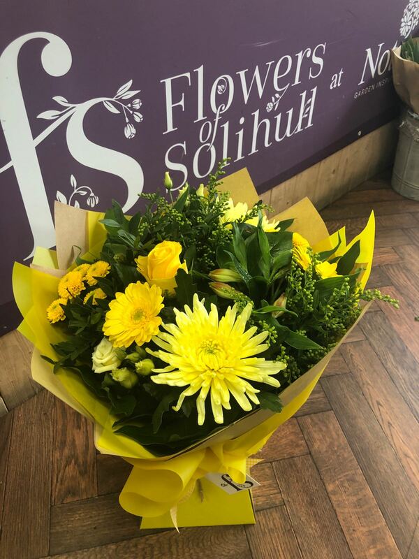 Flowers delivered to customer