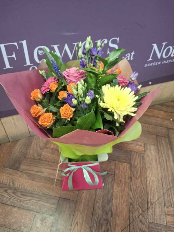 Flowers delivered to customer
