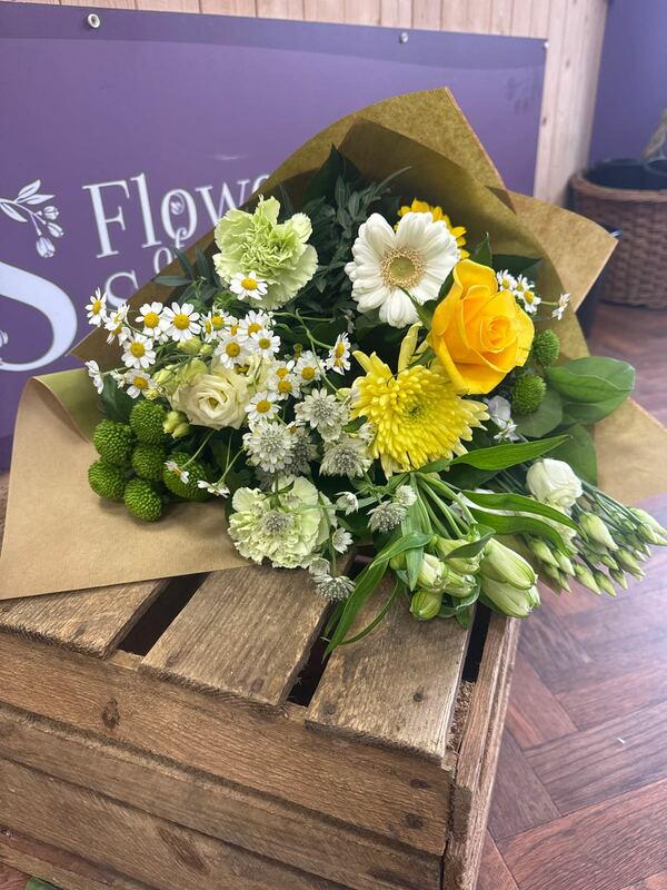 Flowers delivered to customer