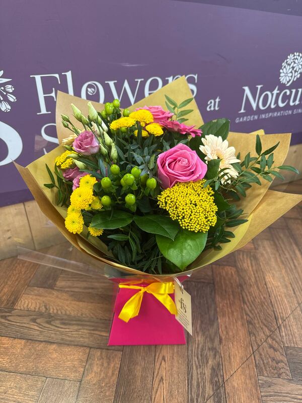 Flowers delivered to customer