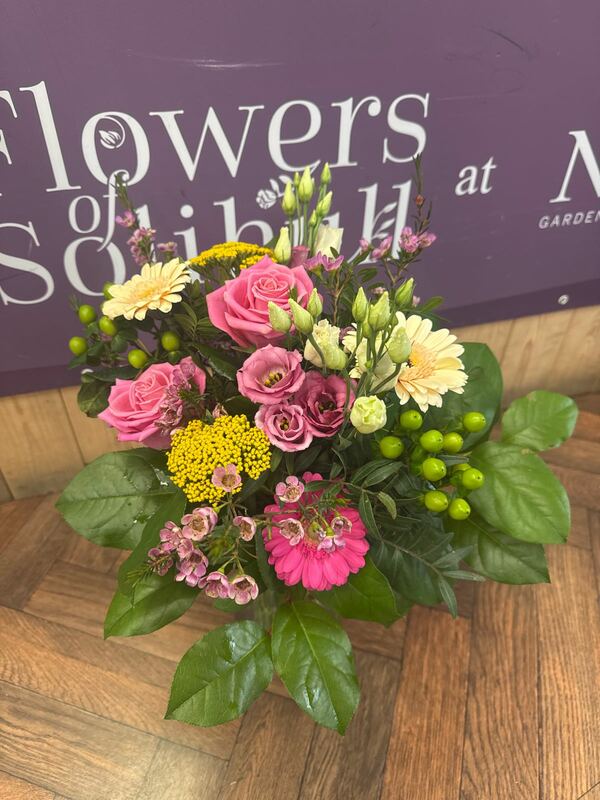 Flowers delivered to customer