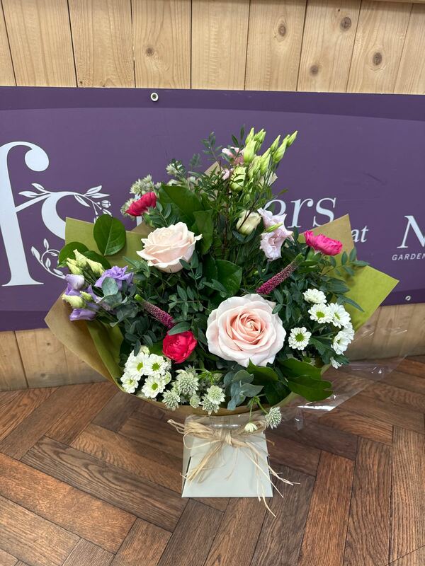Flowers delivered to customer