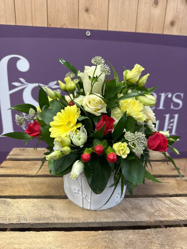 Flowers delivered to customer