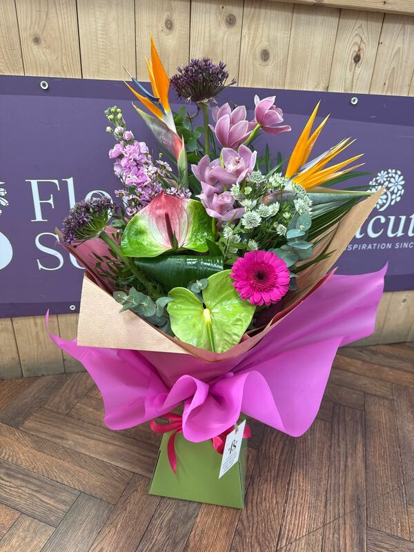 Flowers delivered to customer