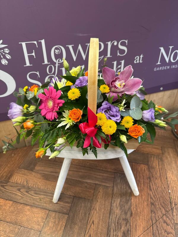 Flowers delivered to customer