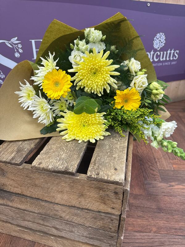 Flowers delivered to customer