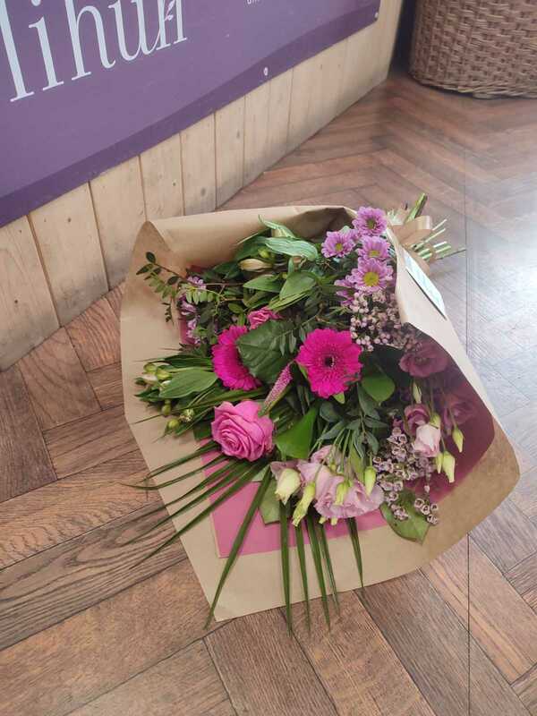 Flowers delivered to customer
