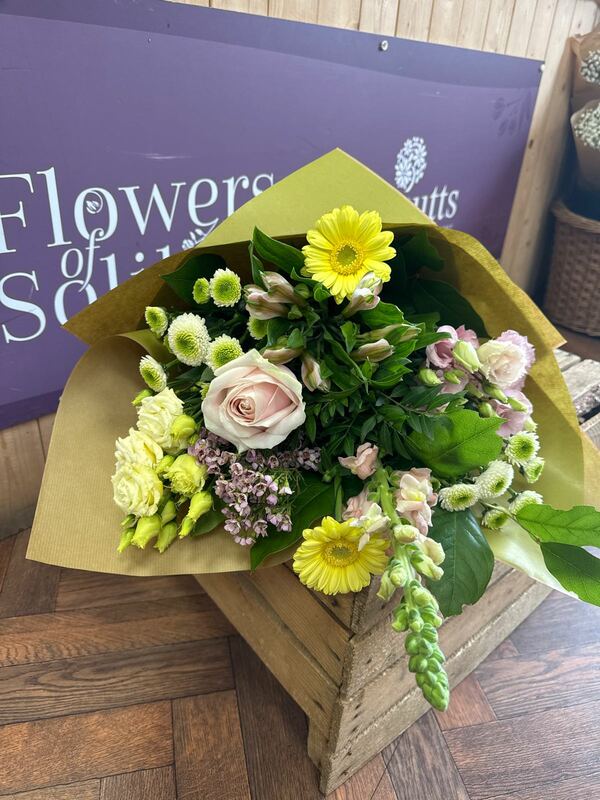 Flowers delivered to customer