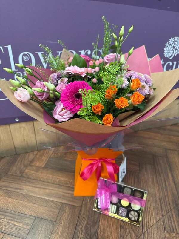 Flowers delivered to customer
