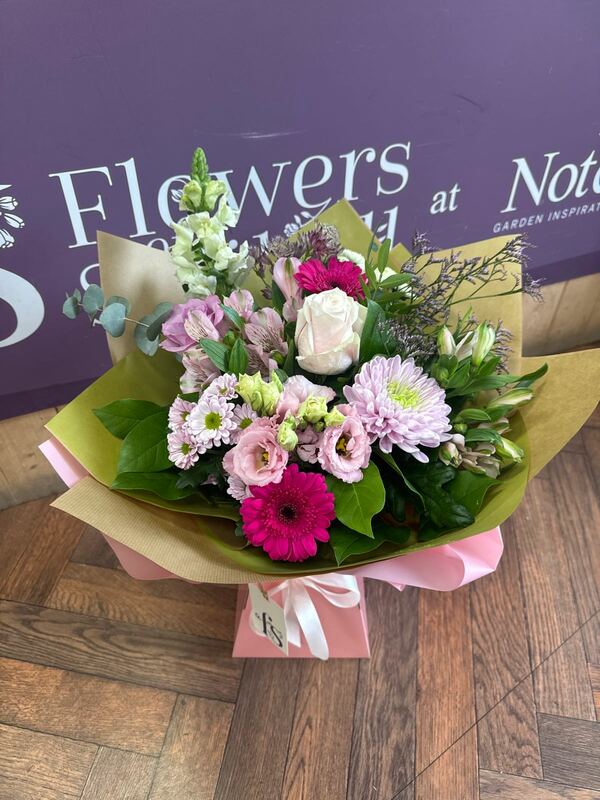Flowers delivered to customer